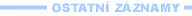 Ostan� z�znamy