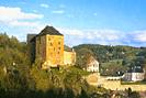 Hrad a zámek Bečov nad Teplou, pohled na obytnou věž hradu