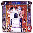 Hrad Točník, Iluminace z bible Václava IV. na téma stavby věže babylónské nám přibližuje dobovou stavební techniku