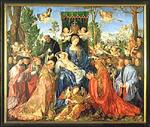 Šternberský palác - Staré evropské umění, Růžencová slavnost - A. Dürer
