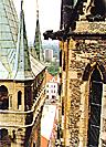 sv. Bartoloměje, Detail věže a zvonice